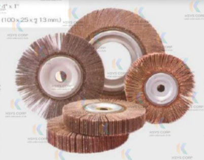 วงล้อผ้าทราย # 100 4"*1" (100*25mm. รู 13 MM. )