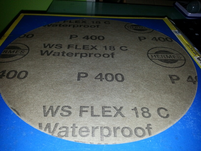 กระดาษทรายกลมขัดน้ำ HERMES 18C ขนาด 250mm (10นิ้ว)