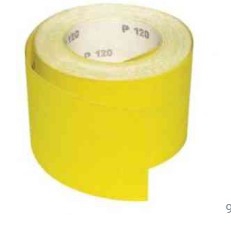 กระดาษทรายม้วน 150mm x 45M สีเหลือง Grit-120