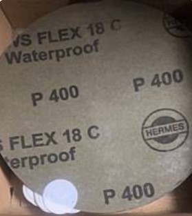 กระดาษทรายน้ำ Hermes WS-Flex 18C SK Dia200mm Grit 400