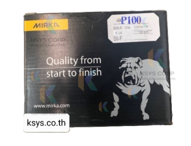 Mirka gold grip 125mm 5h p100