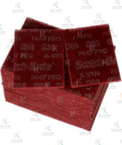 Scotch-Brite 3M Model 7447 Size 6 x 9 Inch Red