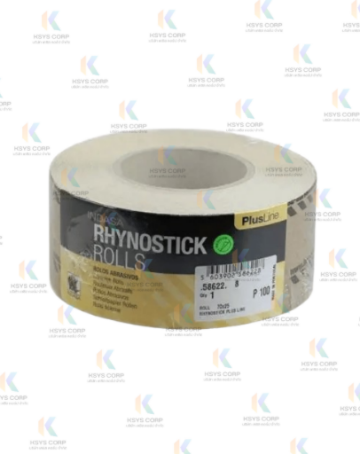กระดาษทรายม้วน สติกเกอร์ RHYNOSTICK PLUS LINE