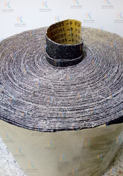 ผ้าทรายม้วน เบอร์24 ขนาด 12นิ้ว x 45เมตร Sharpness