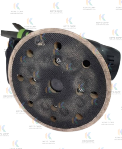 แป้นกระดาษทรายหลังสักหลาด 5นิ้ว 8รู