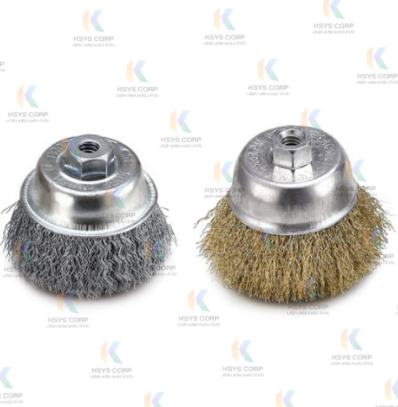 แปรงลวดถ้วยเหลือง 3นิ้ว