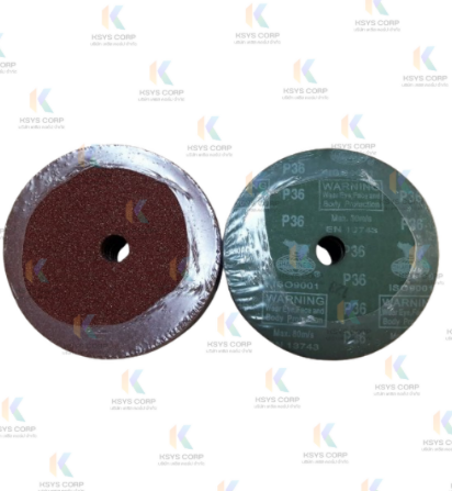 กระดาษทรายกลมหลังไฟเบอร์  4นิ้ว/ 7นิ้ว Fiberdisc Sharpness