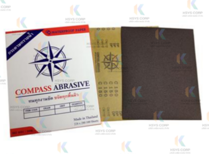 กระดาษทรายน้ำ COMPASS CW11T