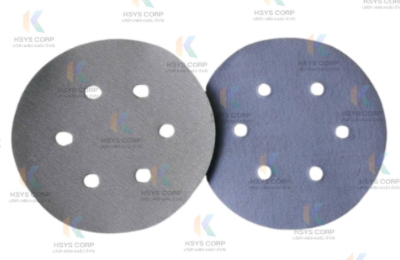 กระดาษทรายกลมหลังสักหลาด 6นิ้ว6รู CA11 เบอร์600 ขัดแห้ง