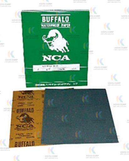กระดาษทรายน้ำ C947H 230x280MM ตรากระทิง(Buffalo) ญี่ปุ่น