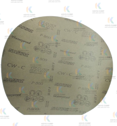 กระดาษทรายน้ำ กลม SAITAC CW-C 250mm 10นิ้ว #800
