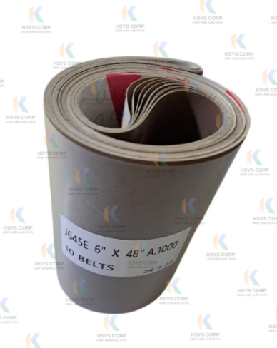 ผ้าทรายสายพาน เบอร์1000 j645e ขนาด 6"X48"