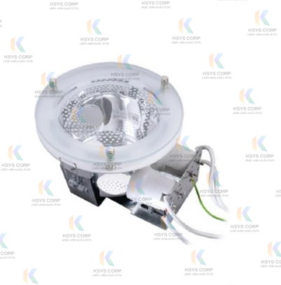 โคมดาวไลท์ 2xE27 8นิ้ว ตัวโคมอลูมิเนียมไดคลาสกระจกปิด HTFDS2008G