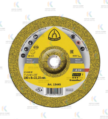 ใบเจียร Klingspor grinding discs A 24 Extra T