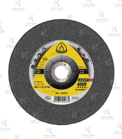 ใบเจียร Klingspor grinding discs A 24 R Supra