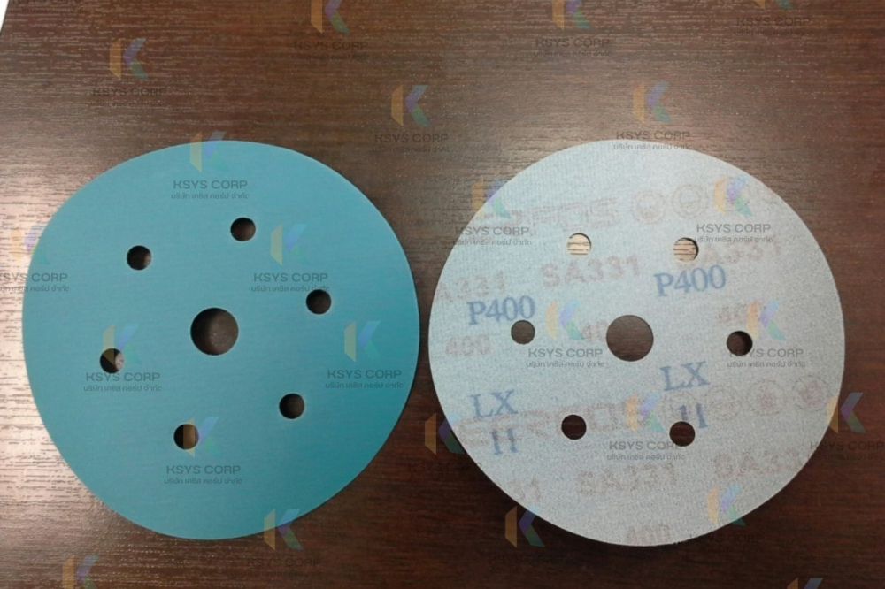 กระดาษทรายกลมหลังสักหลาด SA331 ขนาด6"