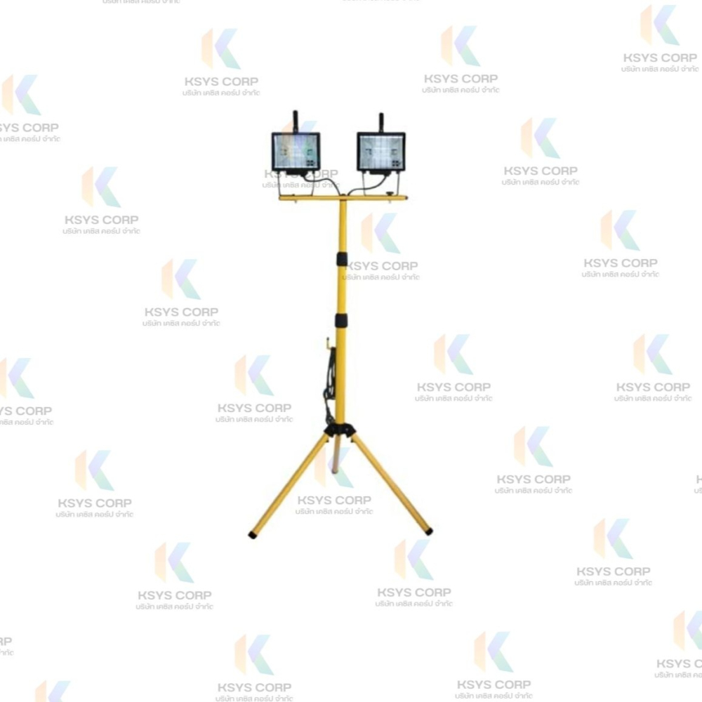 HI-TEK โคมฟลัดไลท์เดลต้าพร้อมขาตั้ง 2x500M