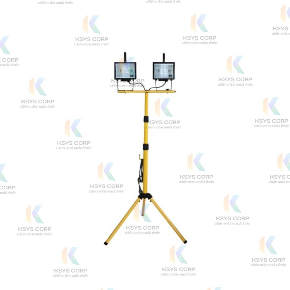 HI-TEK โคมฟลัดไลท์เดลต้าพร้อมขาตั้ง 2x500M จำนวน 4ชุด