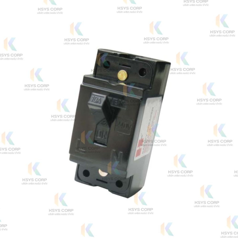 HI-TEK เซฟตี้เบรคเกอร์ HT-28-10A สีดำ แพ็ค 50 ชิ้น/กล่อง